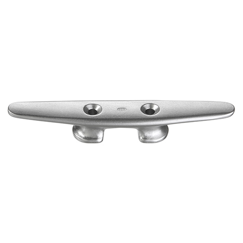 Klampe aluminium s�lveloxeret med 2 skruehuller 80 mm 9 mm