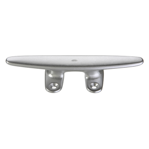 Klampe aluminium s�lveloxeret med 4 skruehuller 125 mm 14 mm