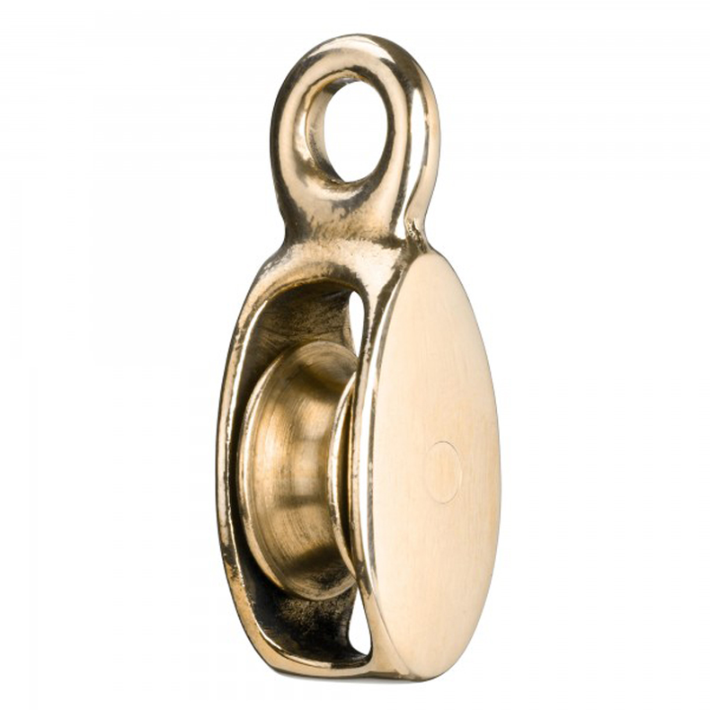 Blok messing 1-sk. 50 mm 20 x 9 mm
