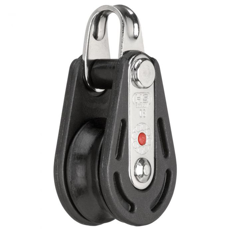 Blok fiber 1-sk. m/b�jle & kuglelejer - Blok Fiber 1-Sk 12mm B�jle 3525060200