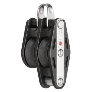 Blok fiber 2-sk. m/b�jle, hundsvot & kuglelejer - Blok Fiber 2-Sk 8mm B�jle Hsv 3525460000