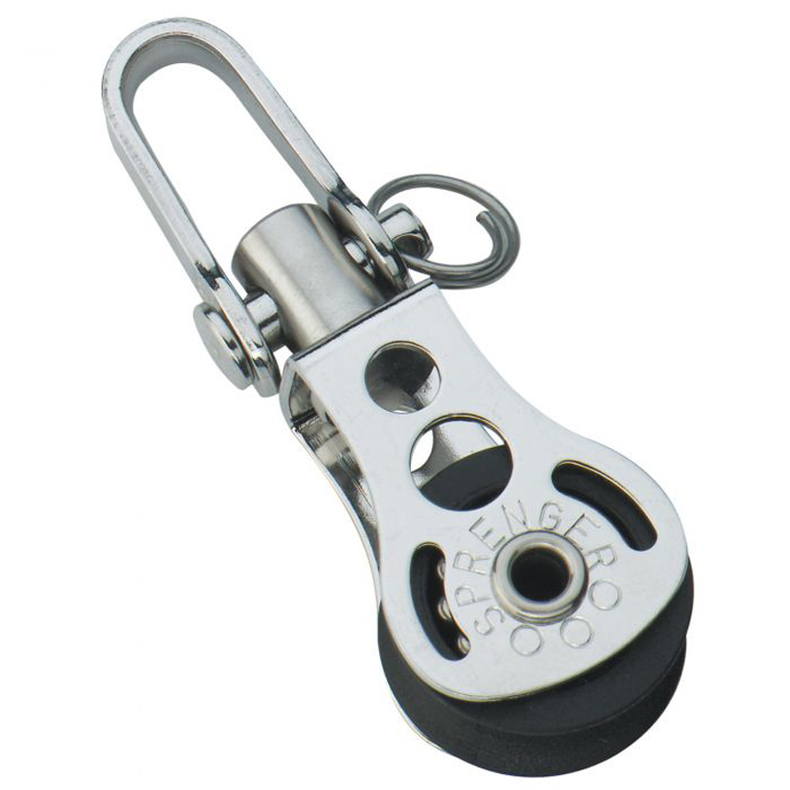 Blok rf micro 1-sk. m/svirvel & kuglelejer