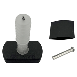 Forst�rket gummiled til rorpindsforl�nger 14 mm 27 x 48 mm