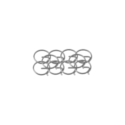 Sikringsring rustfri (G-ring) 1,25 mm - 10 stk.