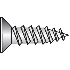 Selvsk�rende Skrue rustfri unders�nket m/PZD-k�rv US-2,9x13 mm - 10 stk.