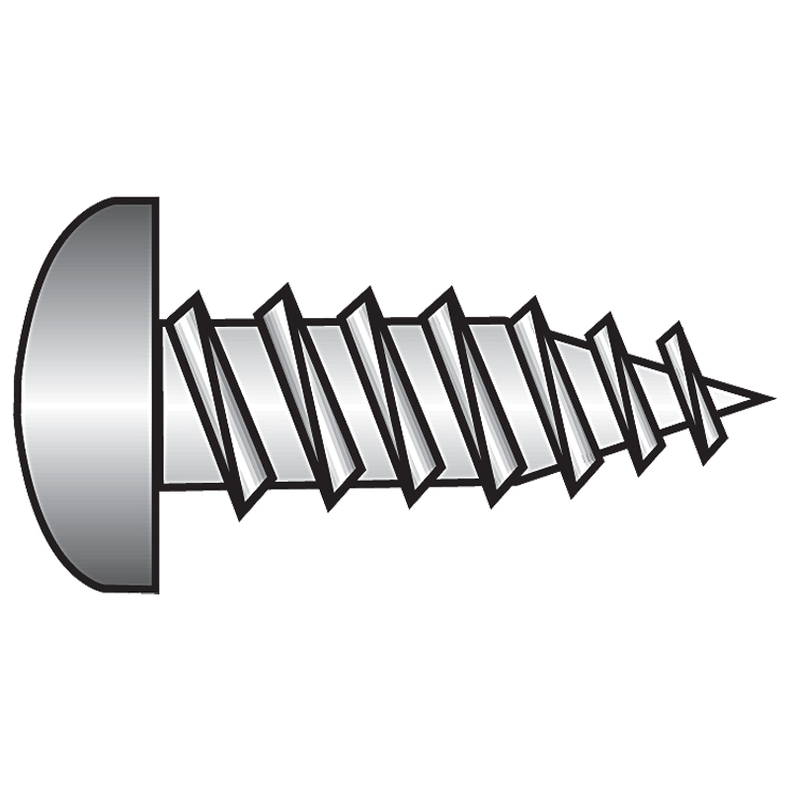 Selvsk�rende Skrue rustfri panhoved m/PZD-k�rv PH-2,9x16 mm - 10 stk.