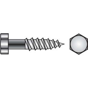 Fransk Skrue rustfri - Fransk Skrue M8 x 40 DIN 571 A4 Pose � .