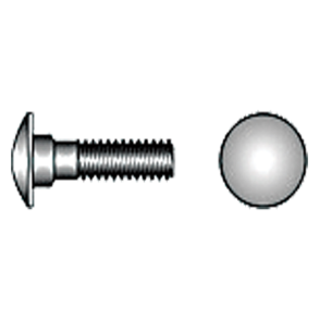 Br�ddebolt rustfri M8x30 mm - 2 stk.