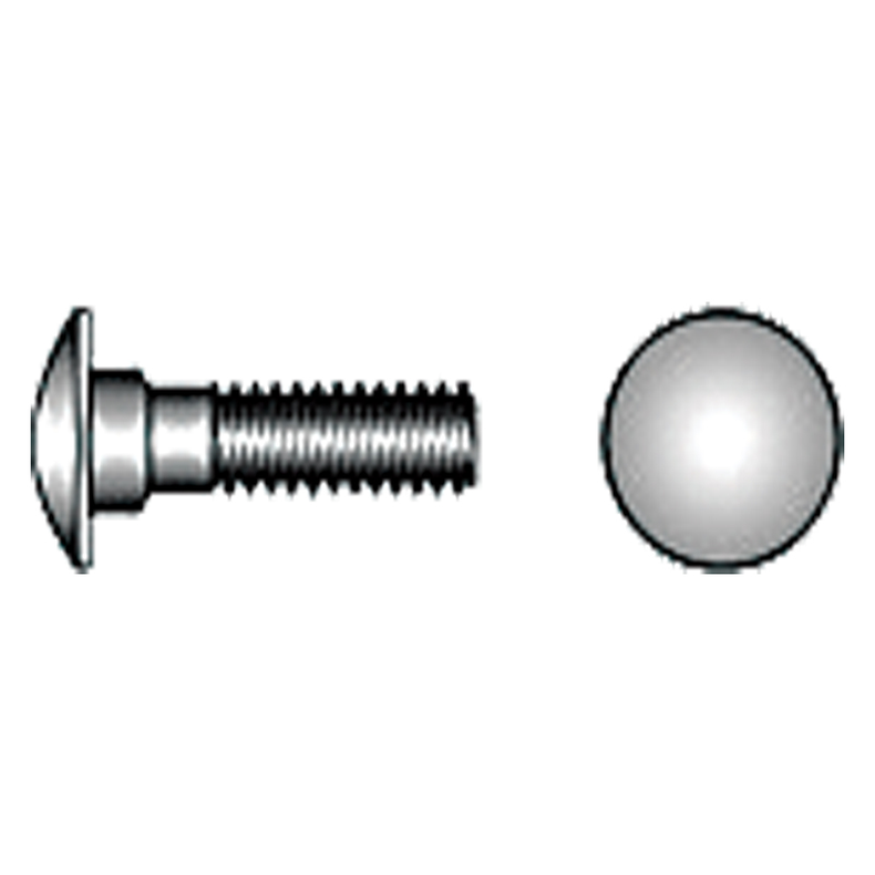 Br�ddebolt rustfri - Br�ddebolt M10 x 80 DIN 603 A4 Pose � .