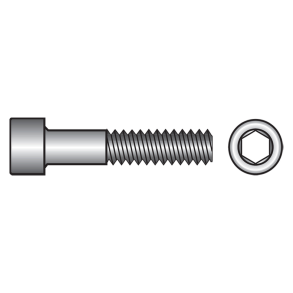 Unbrakoskrue rustfri - Umbrako MC M5 x 10 DIN 912 A4 Pose � .