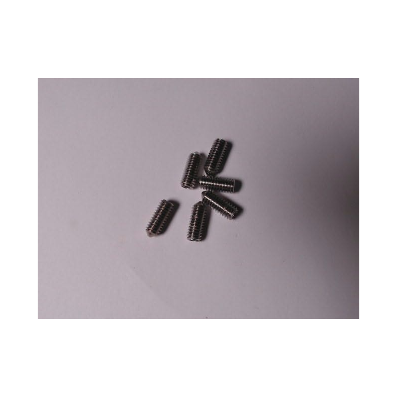 Pinolskrue rustfri m/spids ende M4x10 mm - 6 stk.