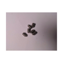 Pinolskrue rustfri m/spids ende M5x8 mm - 6 stk.