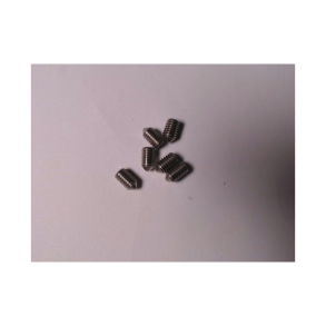 Pinolskrue rustfri m/spids ende M5x8 mm - 6 stk.