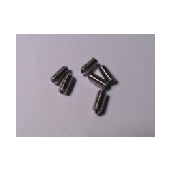 Pinolskrue rustfri m/spids ende M5x12 mm - 6 stk.