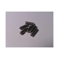 Pinolskrue rustfri m/spids ende - PinolSkrue m/spids M5 x 16 DIN 914 A4 Pose � .