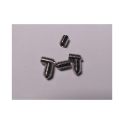 Pinolskrue rustfri m/spids ende M6x10 mm - 6 stk.