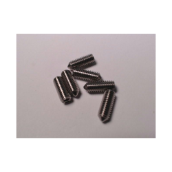 Pinolskrue rustfri m/spids ende - PinolSkrue m/spids M6 x 16 DIN 914 A4 Pose � .