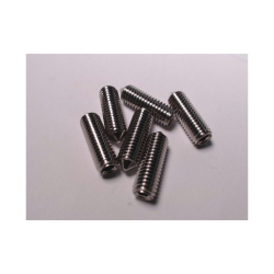 Pinolskrue rustfri m/spids ende - PinolSkrue m/spids M8 x 25 DIN 914 A4 Pose � .