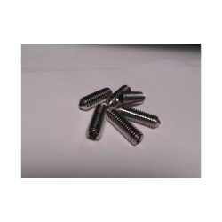 Pinolskrue rustfri m/spids ende - PinolSkrue m/spids M8 x 25 DIN 914 A4 Pose � .