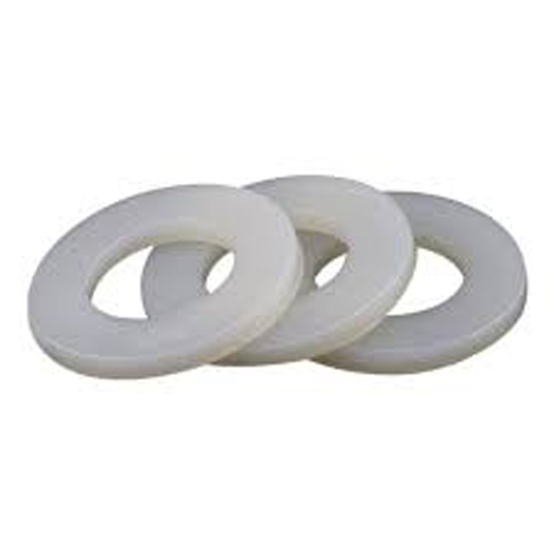 Skive nylon M6 - 10 stk.