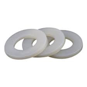 Skive nylon M8 - 10 stk.