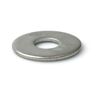 Alm. Skive rustfri M4 0,8 mm - 100 stk.