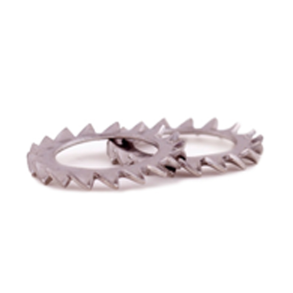 Tandskive indvendig rustfri M3 �:3,2 x 6 x H:0,4 mm - 100 stk.