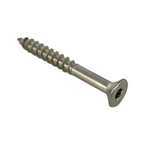 Spunskrue rustfri unders�nket m/torx - Spunskrue TX40 unders�nket A4 8x70 Pose � (med bryst)