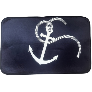 M�tte med ankermotiv Bl� 38,5 x 59,0 cm