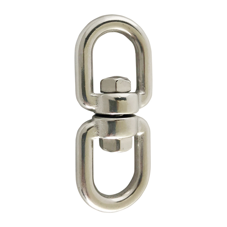 Svirvel rustfri je/je 8mm - lngde: 88mm - brudst. 1900kg