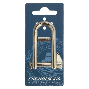 N�glesj�kel D rustfri m/bj�lke Captive Pin - N�glesj�kel rf 6 mm m/tv�rpind Brud 1700 kg .