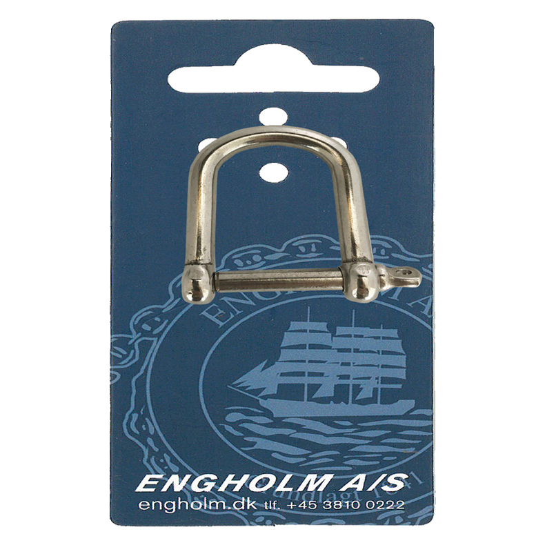 Sj�kel D rustfri m/�jebolt bred - Sj�kel rf 8 mm D bred Brud 2500 kg .