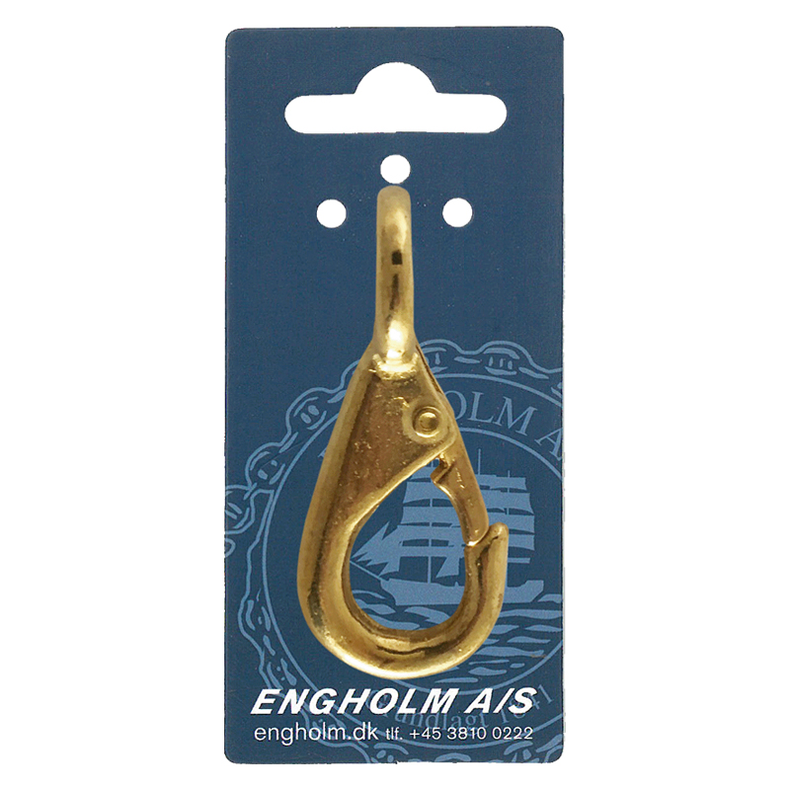 Karabinhage messing m/�je "B.249" - Karabinhage messing m/fast �je Nr. 2 82 mm .