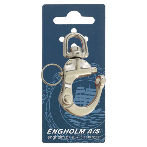 Fokkesk�dehage rustfri m/svirvel - Fokkesk�dehage rf m/svirvel 68 mm Brud 1800 kg