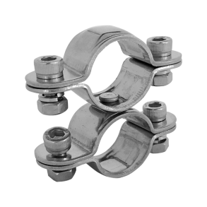 B�jle rustfri dobbelt drejelig 25 mm