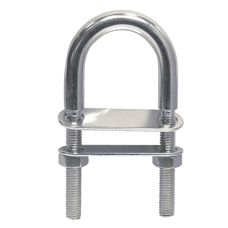 U-b�jle rustfri (forst�rket konstruktion) - U-b�jle rf 6 x 40 mm 8 mm b�jle 6 mm gevind .