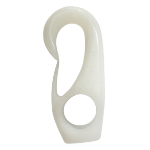 Nylonhage lukket - Nylonhage lukket hvid 4 mm ./ps.