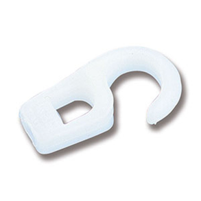Nylonkrog �ben Hvid 5 mm - 4 stk.