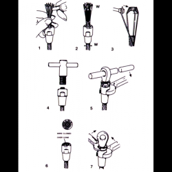 6mm Valsefri jeterminal 316