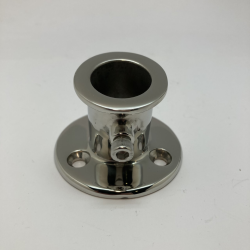 Flagfod 25mm Rustfri 316