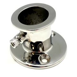 Flagfod 32mm Rustfri 316