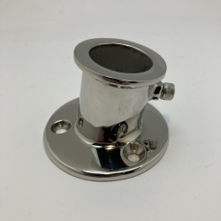 Flagfod 32mm Rustfri 316