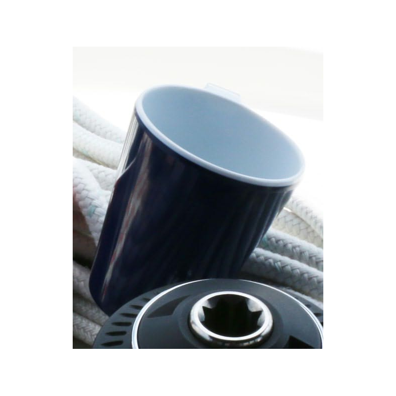Kaffekopper 6 Stk Melamin 8,5x10cm, Med Antislip Ring Kaffekopper 6 Stk Melamin 8,5x10cm, Med Antislip Ring, Bl