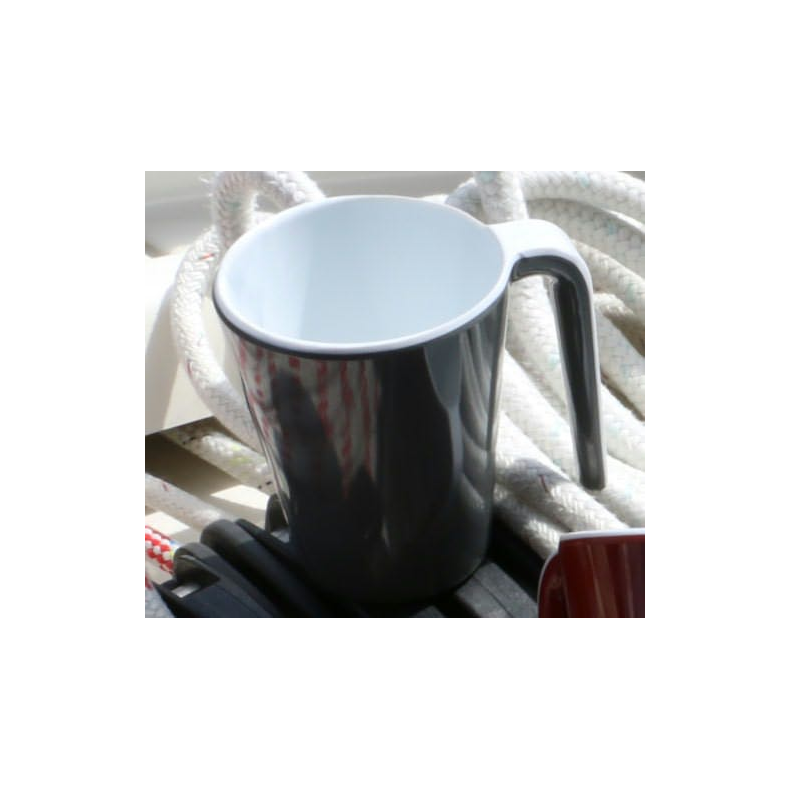 Kaffekopper 6 Stk Melamin 8,5x10cm, Med Antislip Ring Kaffekopper 6 Stk Melamin 8,5x10cm, Med Antislip Ring, Gr