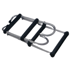 Foldestige 4 trin (2+2) Rustfri 316 / Plasttrin