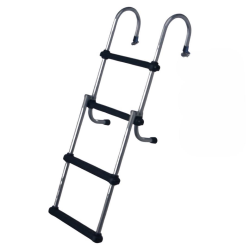 Foldestige 5 trin (2+3) Rustfri 316 / Plasttrin