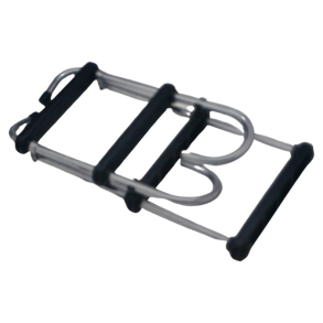 Foldestige 5 trin (2+3) Rustfri 316 / Plasttrin