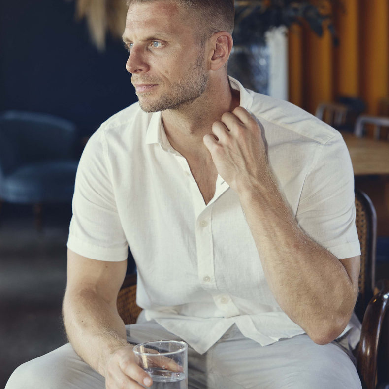 Shirt SS Rapallo - 110 Offwhite Shirt SS Rapallo - 110 Offwhite - Str. M