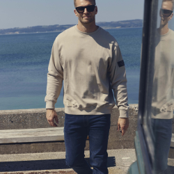 Sweatshirt Modena - 200 Sand - Str. XL