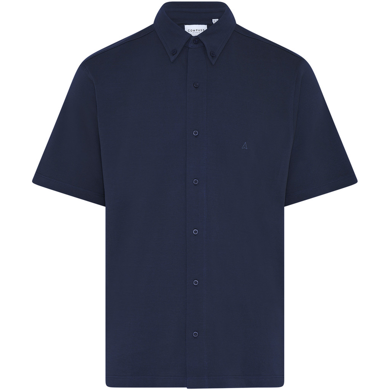Bologna kortrmet skjorte Navy str. XL